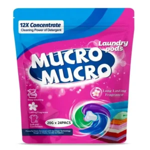 MUCRO LAUNDRY DETERGENT PODS 3IN1 15G 24'S